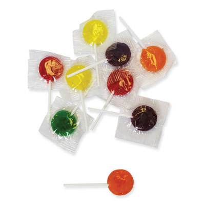 Snacks, Cookies, Candy & Gum; Snack Type: Lollipops ; Flavor: Assorted ; Container Size: 5lb ; Container Type: Bag ; UNSPSC Code: 0050161814